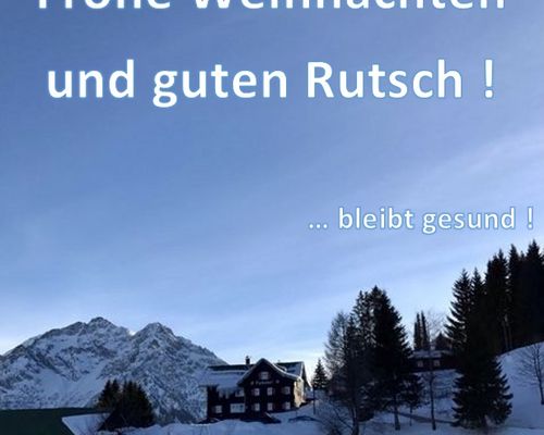 Schöne Weihnachten, guten Rutsch und bis nächstes Jahr 